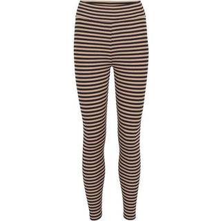 Ludmilla Tights - Black/Amphora XS - 96% Cotton (Organic), 4% Elastane - Leggings