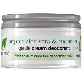 Dr Organic Cream Deodorant Aloe Vera og Cucumber - 50 ml.