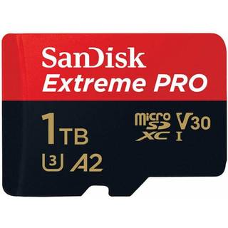 SanDisk Extreme PRO microSDXC 200MBs UHSI U3 V30 with Adapter 1TB