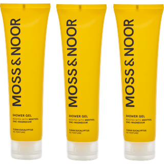 Moss & Noor After Workout Shower Gel Clean Eucalyptus 3 pack - 450 ml