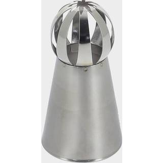 Kugleformet mundstykke med store ribber, rustfrit stål, 25 mm - de Buy