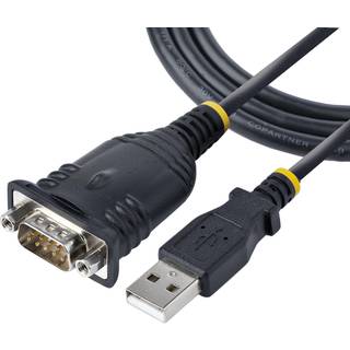 StarTech.com 3ft (1m) USB to Serial Cable DB9 Male RS232 to USB Converter