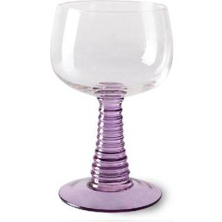 HKliving Swirl Vinglas Lav 35 cl Ø10x12 cm Grøn