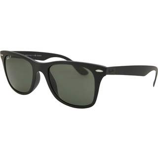 Ray-Ban RB4195F Wayfarer Liteforce Asian Fit Polarized 601S9A 52 Solbriller Mænd Black - Black - 52mm