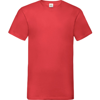 Fruit of the Loom Valueweight V-neck T - Red - X-Large * Kampagne *