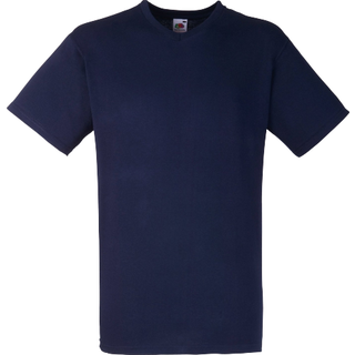 Fruit of the Loom Valueweight V-neck T - Darkblue - Large * Kampagne *