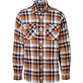 ID Green Leaf Herre Skjorte - Orange - 49/50