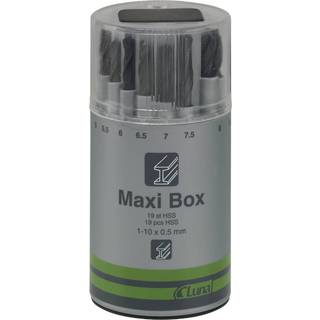 HSS borsæt Luna maxi box 1-10 mm