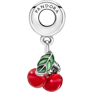 Pandora Cherry Fruit Dangle Charm - Silver