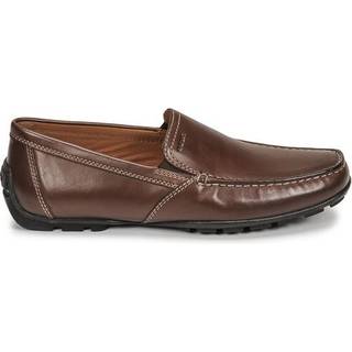GEOX Herren Mokassins braun, cognac Glattleder