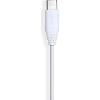 Gear Ladekabel USB-A-USB-C 2.0 1m gen2 Rundt Kabel Hvid