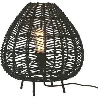 PR Home Nana bordlampe af rattan, sort
