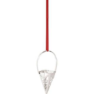 Juleornament 2022, kræmmerhus, Georg Jensen, Messing belagt med palladium
