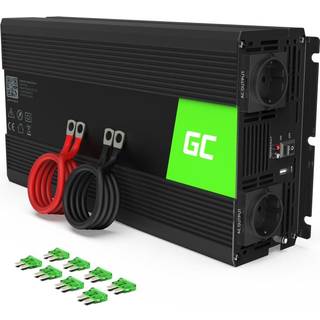 Green Cell Inverter til bil 24V til 230V, 1500W/3000W Modificeret sinus