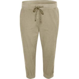 Kaffe Curve KCnana Capri bukser - Natur - Str 48 - Damer
