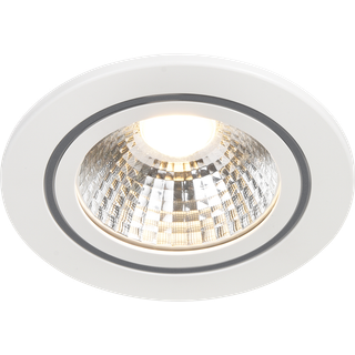 Nordlux LED spot Alec Hvid 6.1W 480lm 36D - 830 varm hvid | Udsnit 80mm - IP44 - 3-Trin dæmpbar