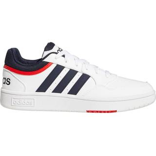 Hoops 3.0 Low Classic Vintage sko - Cloud White / Legend Ink / Vivid Red - 42 2/3