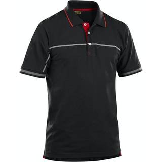Blåkläder 3389 Poloshirt / Poloshirt - 2XL - Sort/Rød