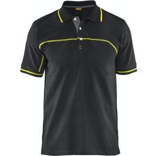 Blåkläder 3389 Poloshirt / Poloshirt - S - Sort/High Vis Gul