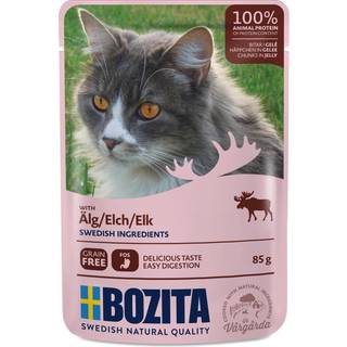 Bozita Feline Grain Free Moose i gelé