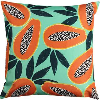 Furn furn. Aqua Blue Papaya Water Resistant Outdoor Cushion