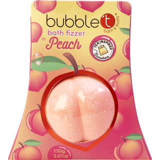 BubbleT Fruitea Bath Fizzer Peach - 150 g