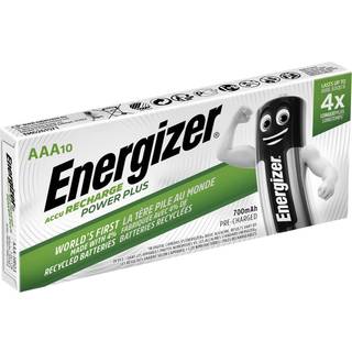 Energizer Recharge Power Plus Batteri genopladelig, AAA, 1,2 V, pakke med 10 700 mAh