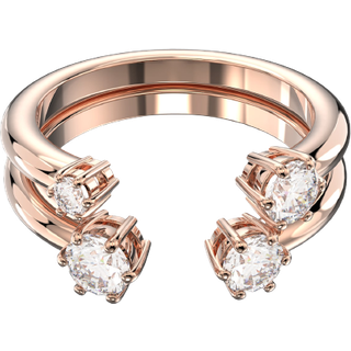 Constella Ring, Set (2), Rundschliff, Weiß, Roségold-Legierungsschicht