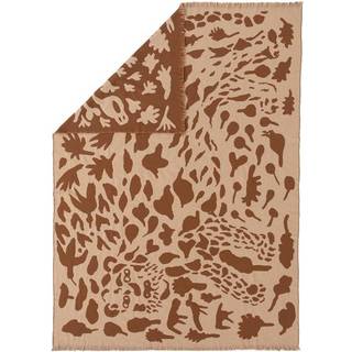 Iittala Oiva Toikka Cheetah uldplaid 130x180 cm Brun