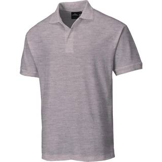 Portwest B210 Napels Polo Shirt L Heather Grey