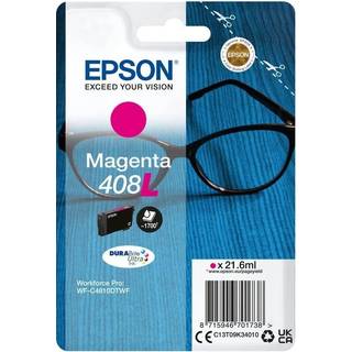Magenta blækpatron - Epson 408L - 21,6 ml.