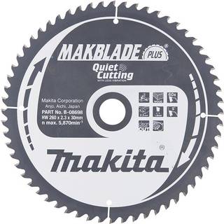 Rundsavsklinge til træ Makita; 260x2,3x30,0 mm; Z60; 5°