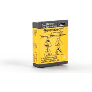 Suprabeam batteri til s2 s3 s4 genopladeligt li-po 1400mah usb batteri