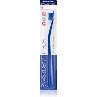 Swissdent Pleje Tandbørster Soft-MediumProfi Colours tandbørste Blå/Blå 1 Stk. (48,00 kr / 1 stk.) - 1 Stk.