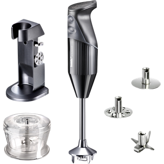 Deluxe D Stavblender 200 watt fra Bamix - Sort farve - Rustfrit stål 18/0/Nylon PA6