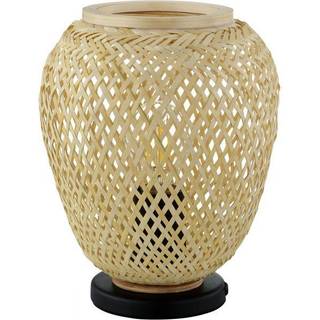 Bordlampe Dembleby i træ, naturfarver