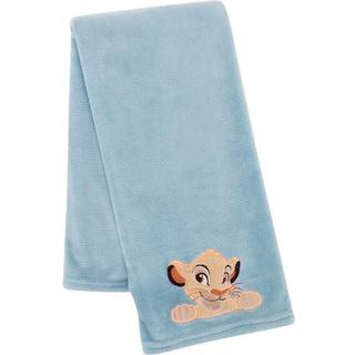 Lams & Ivy Lion King Adventure Baby T?ppe Blue 30x40 tommer (pakke med 1)