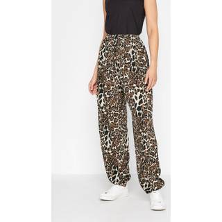 Lts Tall Brown Leopard Print Joggers Ex Long > 26-28 Lts | Tall Women's Joggers - Ex Long 26-28