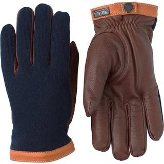 Hestra Deerskin Wool Tricot Glove Blue/Brown