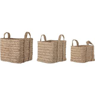 Bloomingville Kayes kurv 3-pak Brun