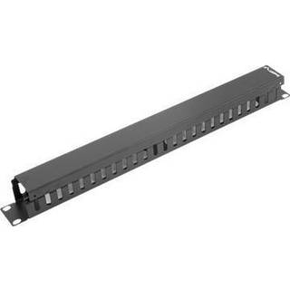Lanberg AK-1201-B - 1U - Cable Management Panel