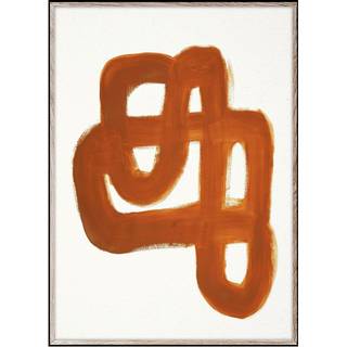 Plakat Orange Brush