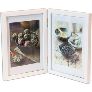 Rock Hvid Folderamme 13x18 cm
