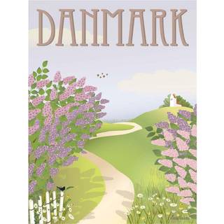 Danmark Syrenerne - Plakat 50x70 cm fra ViSSEVASSE