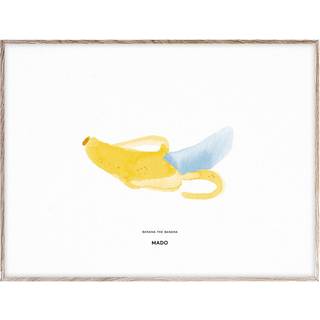 Mado Banana The Banana Plakat 50x70 Cm - Plakater Munken Lynx-papir Hvid - M1128