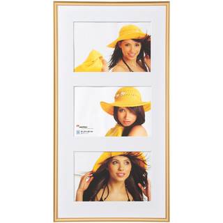 New Lifestyle Collageramme Guld - 3 Billeder (13x18 cm)