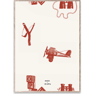 Mado Playtime Plakat 50x70 Cm - Plakater Munken Lynx-papir Beige - M2102