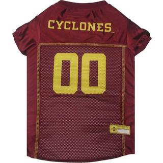 Kæledyrs første NCAA College Iowa State Cyclones Mesh Jersey for Dogs & Cats X-Small. Licenseret hundetrøje med dit foretrukne fodbold/basketball