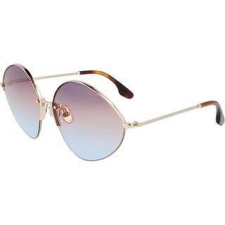 Victoria Beckham Kvinde VB220S 731 Solbriller Metal Guld Multifarvet Pantos Skygge