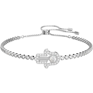 Subtle Armband, Hand, Weiß, Rhodiniert